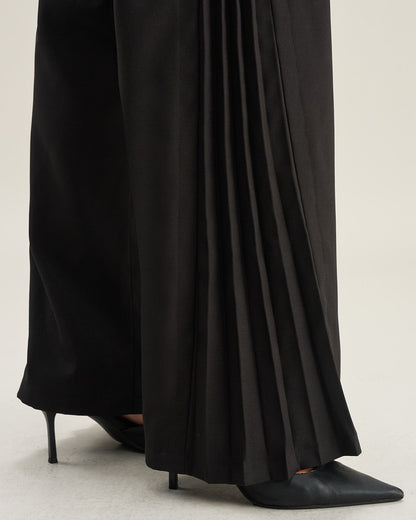 Pantaloni Casual Neri a Campana