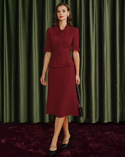 Gonna Chiffon Sirena Rossa