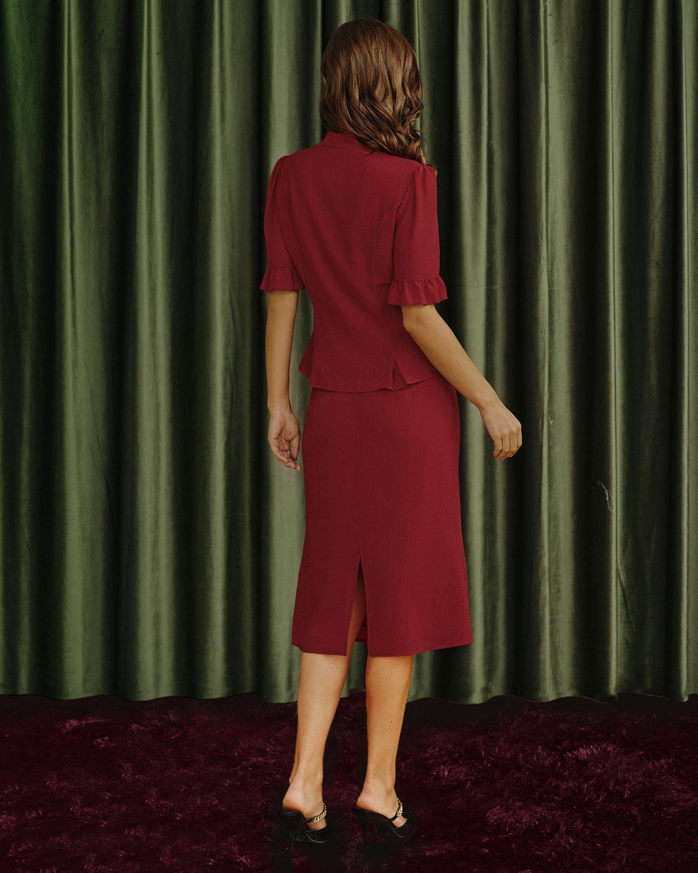 Gonna Chiffon Sirena Rossa