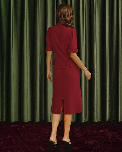 Gonna Chiffon Sirena Rossa