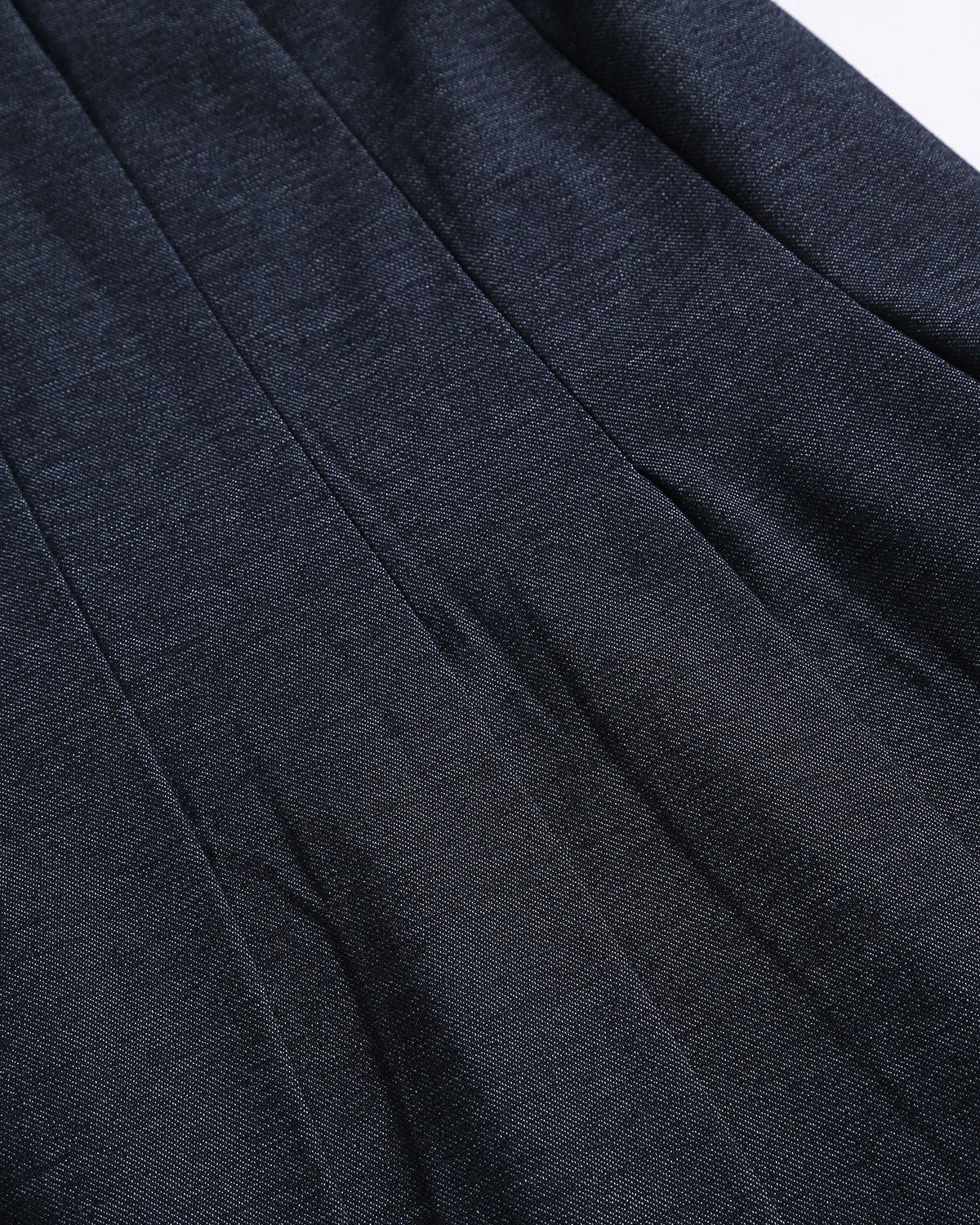 Gonna Midi Plissettata Blu con Cintura