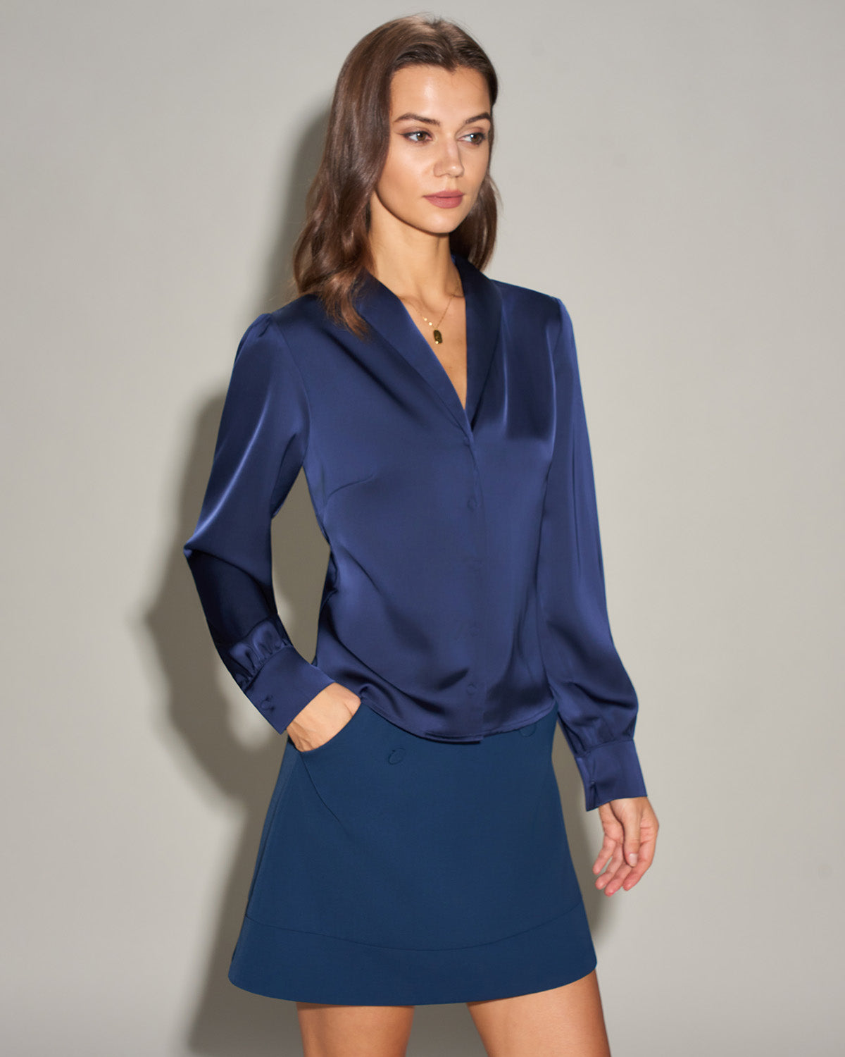 Gonna Mini Pocket Navy