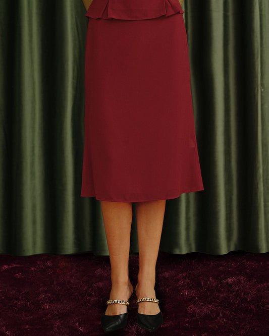 Gonna Chiffon Sirena Rossa