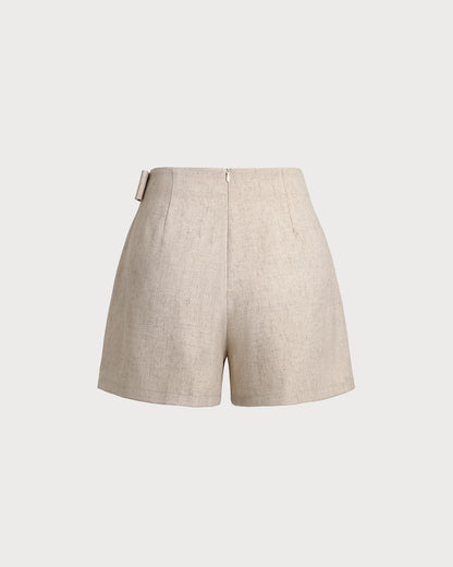 Gonna Pantalone A-Line Ruché Khaki