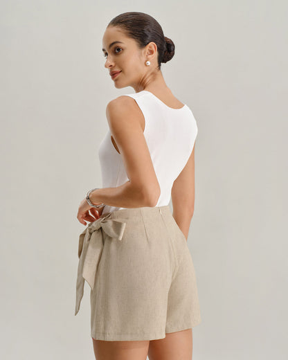 Gonna Pantalone A-Line Ruché Khaki