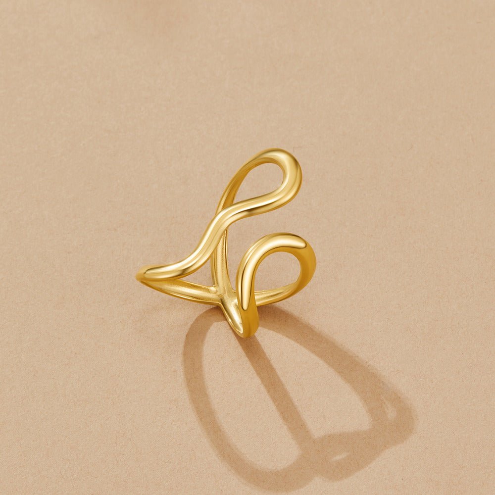 Anello Geometrico Twist Yana