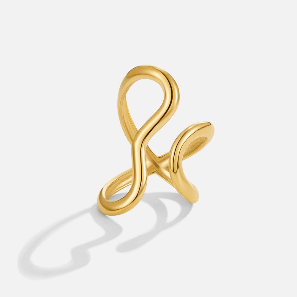 Anello Geometrico Twist Yana