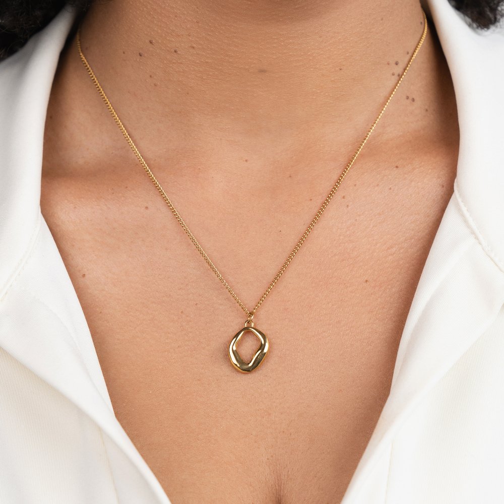 Collana Geometrica in Oro Zola